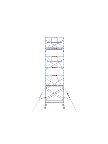 Alu-Top Rolsteiger Enkelzijdige voorloopleuning 135 X 190 X 8,20