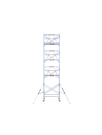 Alu-Top Rolsteiger Enkelzijdige voorloopleuning 135 X 190 X 9,20