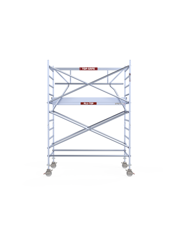 Alu-Top Rolsteiger Enkelzijdige voorloopleuning 135 X 250 X 4,20