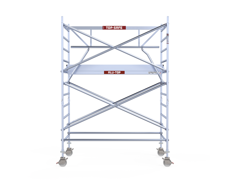 Alu-Top Rolsteiger Enkelzijdige voorloopleuning 135 X 250 X 4,20
