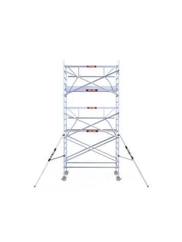 Alu-Top Rolsteiger Enkelzijdige voorloopleuning 135 X 250 X 6,20