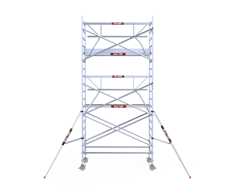 Alu-Top Rolsteiger Enkelzijdige voorloopleuning 135 X 250 X 6,20