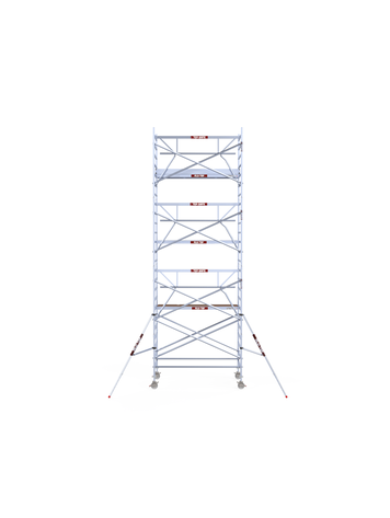 Alu-Top Rolsteiger Enkelzijdige voorloopleuning 135 X 250 X 8,20