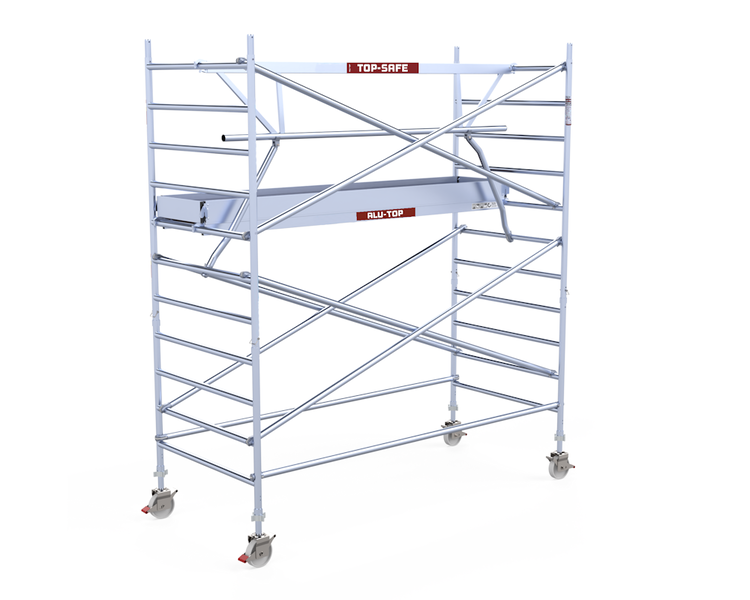 Alu-Top Rolsteiger Enkelzijdige voorloopleuning 135 X 305 X 4,20