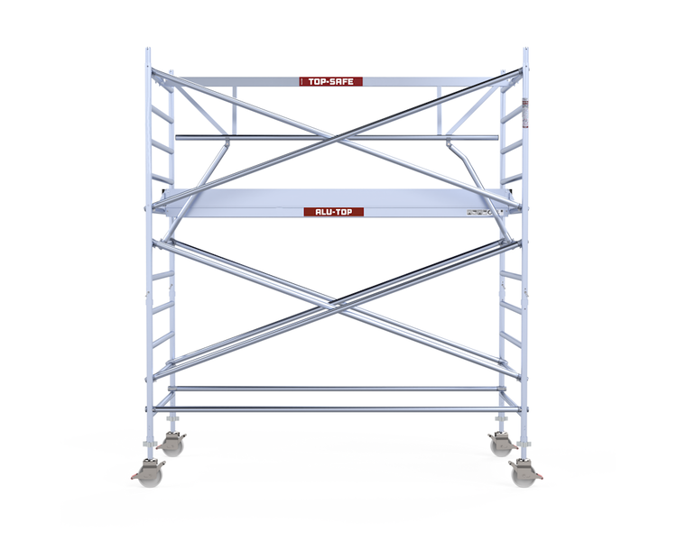 Alu-Top Rolsteiger Enkelzijdige voorloopleuning 135 X 305 X 4,20