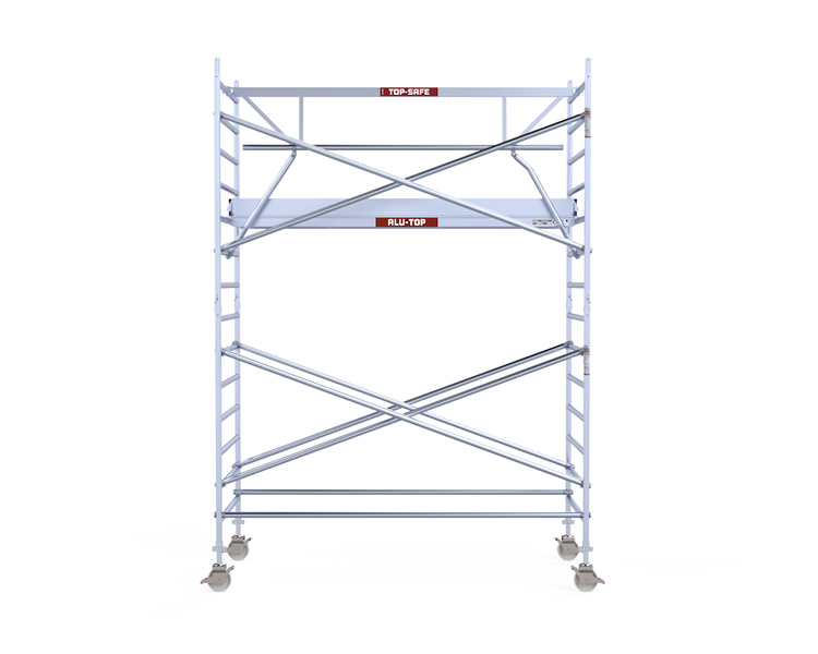 Alu-Top Rolsteiger Enkelzijdige voorloopleuning 135 X 305 X 5,20