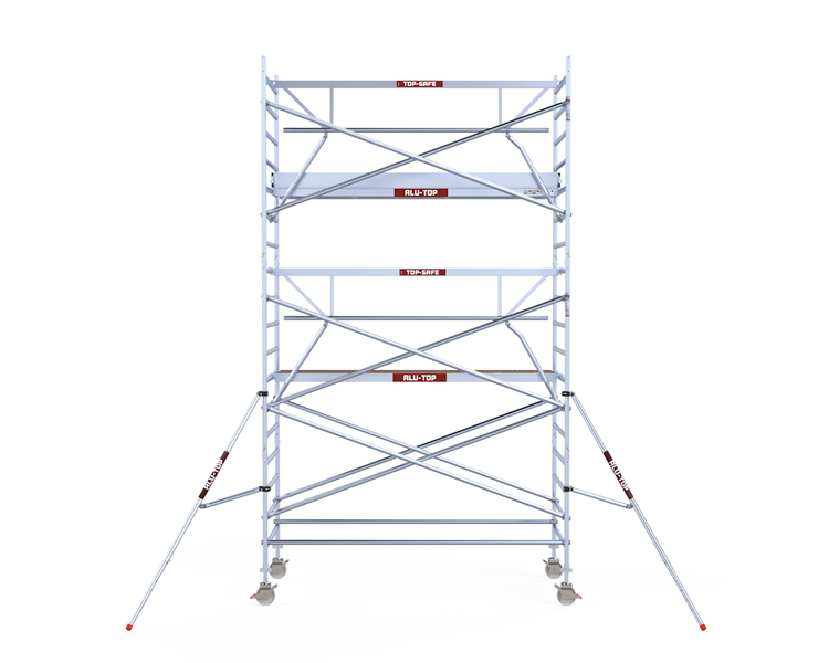 Alu-Top Rolsteiger Enkelzijdige voorloopleuning 135 X 305 X 6,20