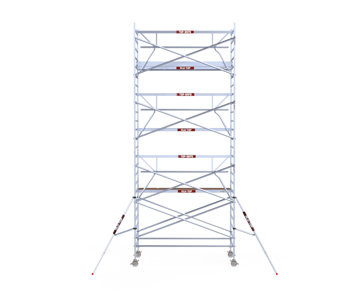 Alu-Top Rolsteiger Enkelzijdige voorloopleuning 135 X 305 X 8,20