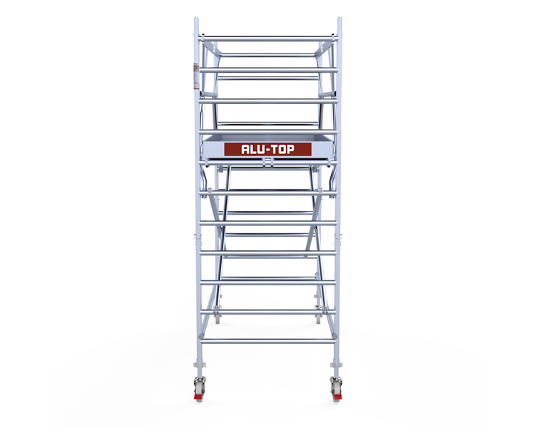 Alu-Top Rolsteiger Dubbelzijdige voorloopleuning 135 X 305 X 4,20