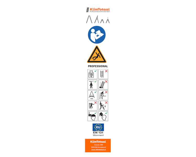 Klimtotaal Gebruiksaanwijzing Trap