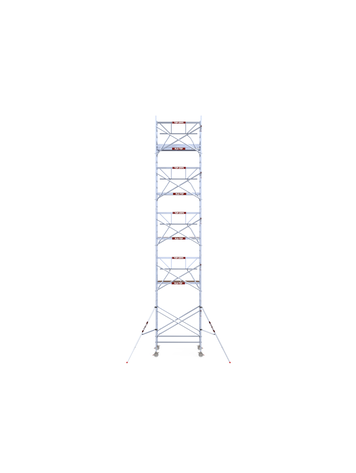 Alu-Top Rolsteiger Enkelzijdige voorloopleuning 135 X 190 X 11,20