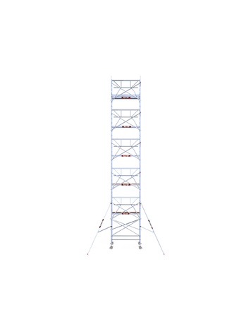Alu-Top Rolsteiger Enkelzijdige voorloopleuning 135 X 190 X 12,20