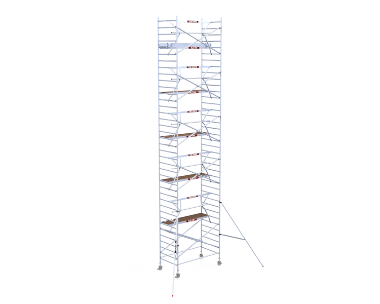 Alu-Top Rolsteiger Enkelzijdige voorloopleuning 135 X 250 X 12,20