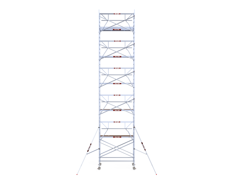 Alu-Top Rolsteiger Enkelzijdige voorloopleuning 135 X 250 X 12,20