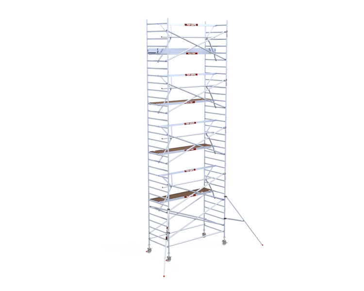 Alu-Top Rolsteiger Enkelzijdige voorloopleuning 135 X 305 X 10,20