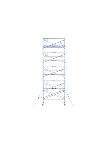 Alu-Top Rolsteiger Enkelzijdige voorloopleuning 135 X 305 X 10,20