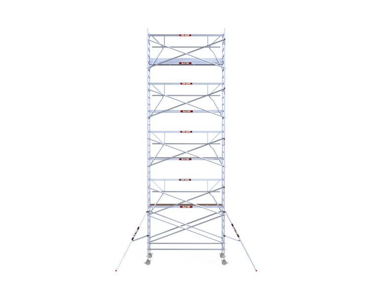 Alu-Top Rolsteiger Enkelzijdige voorloopleuning 135 X 305 X 10,20