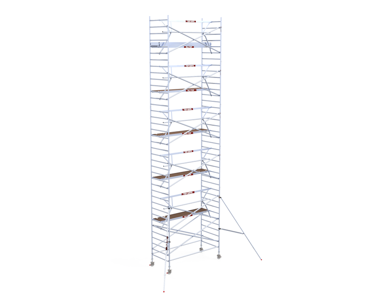 Alu-Top Rolsteiger Enkelzijdige voorloopleuning 135 X 305 X 12,20