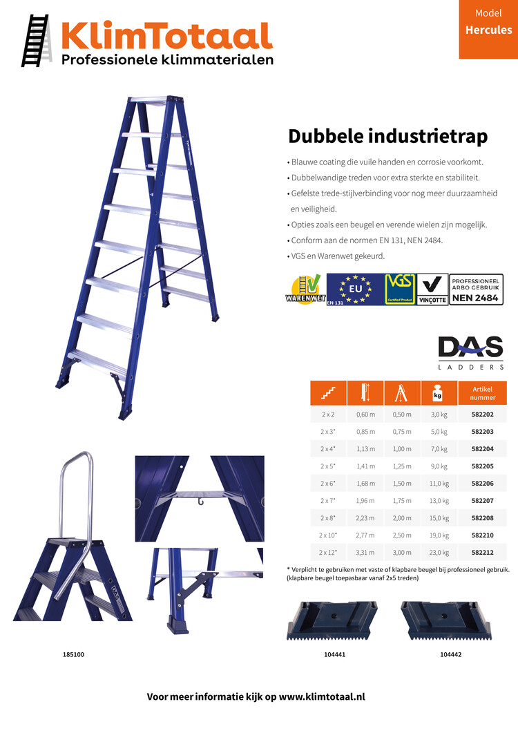 DAS Dubbele Trap 12 Treden