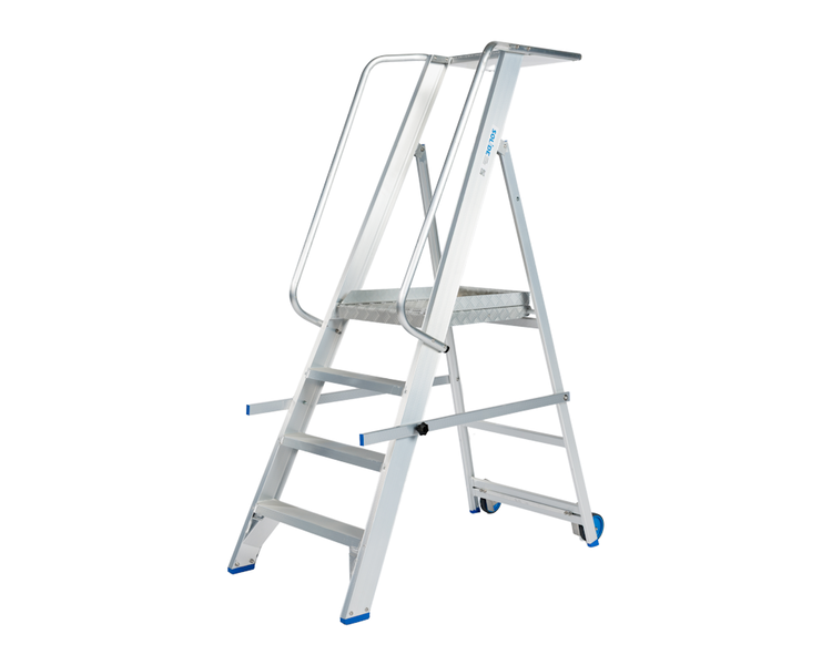 Solide Plooibaar Mobiel Platform 4 Treden