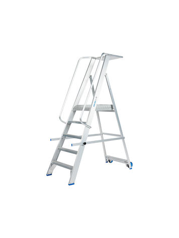 Solide Plooibaar Mobiel Platform 5 Treden