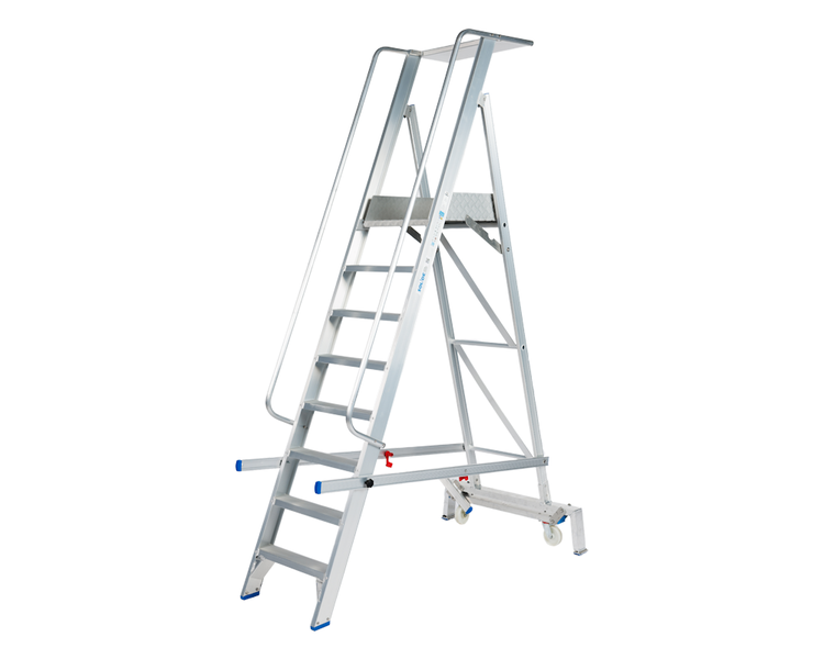 Solide Plooibaar Mobiel Platform 8 Treden