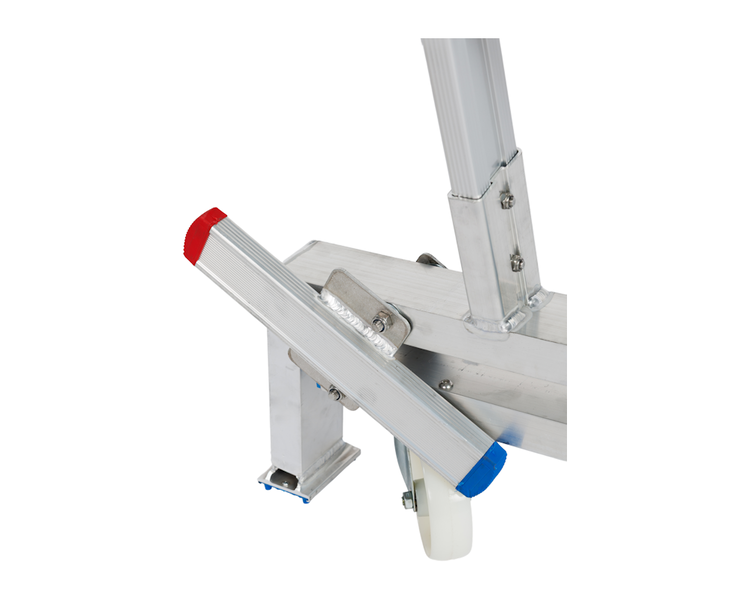 Solide Plooibaar Mobiel Platform 12 Treden