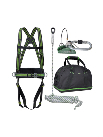 Kratos Valbeveiliging Set Basic Afneembare Lijnklem