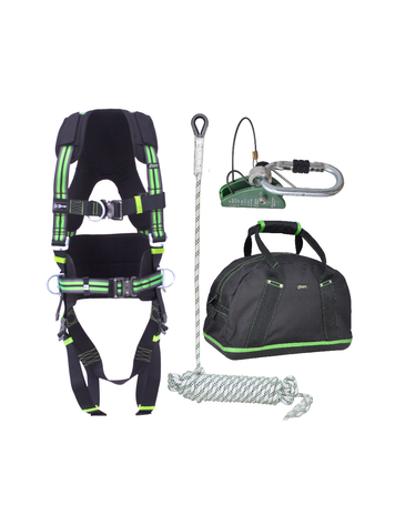 Kratos Valbeveiliging Set Standaard+ Afneembare Lijnklem