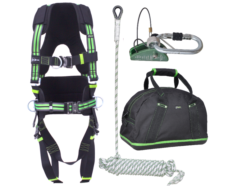 Kratos Valbeveiliging Set Standaard+ Afneembare Lijnklem