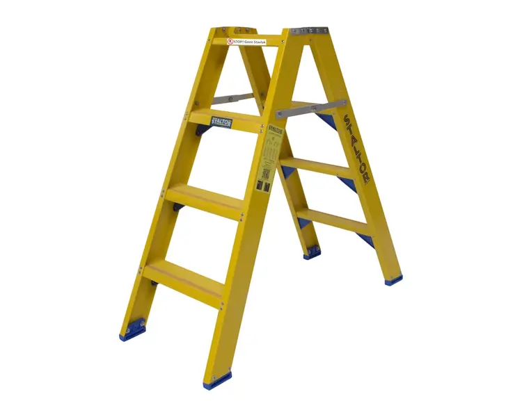 Staltor Dubbele Kunststof Trap 4 Treden
