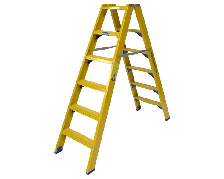 Staltor Dubbele Kunststof Trap 6 Treden