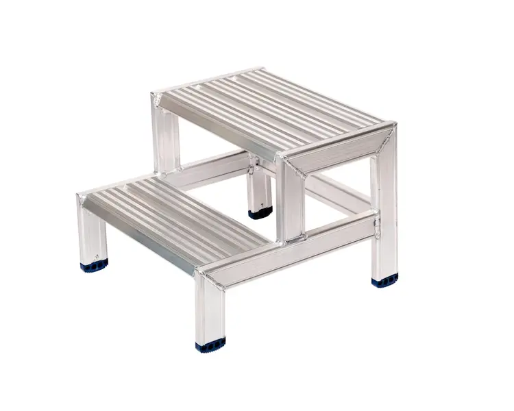 Solide Montagetrap 45° mt 2 Treden | 50cm