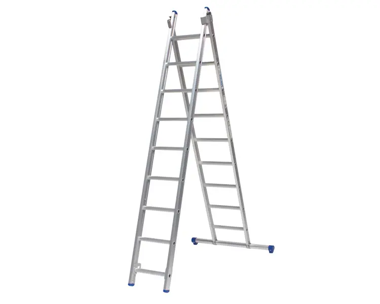 Solide Industrieladder 2x9