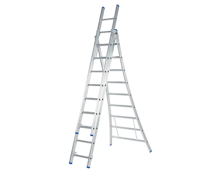 Solide Industrieladder 3x9