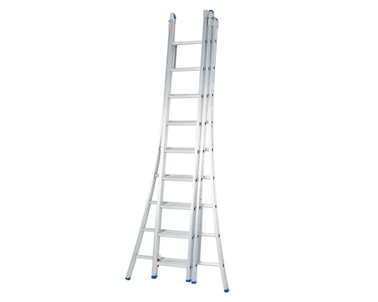 Solide Industrieladder 3x9