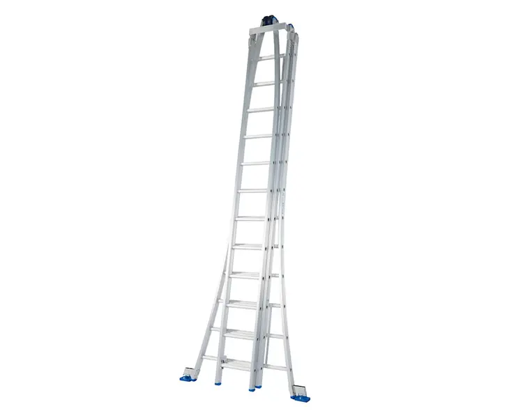 Solide Puntladder 3x12 + Gevelrollen