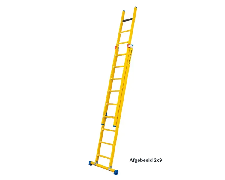 Staltor Kunststof Opsteekladder 2x7