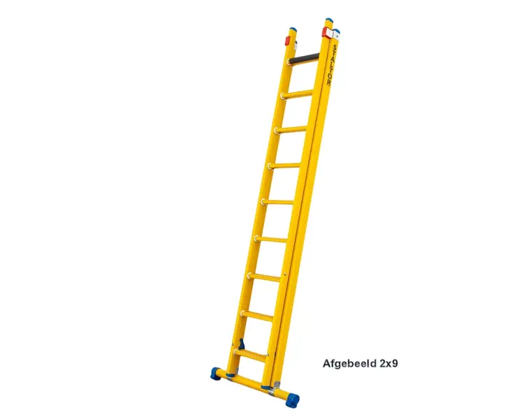 Staltor Kunststof Opsteekladder 2x8