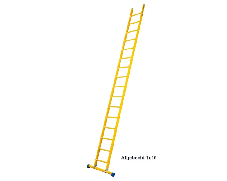 Staltor Kunststof Enkele Ladder 12 Sporten
