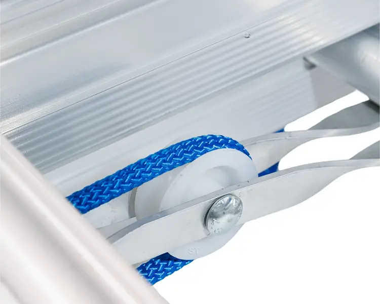 Solide Touwladder 2x18