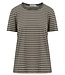 Coster Copenhagen T-shirt stripes olive