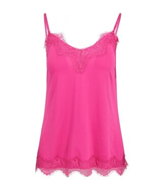 Top Coster Lace Hot Pink