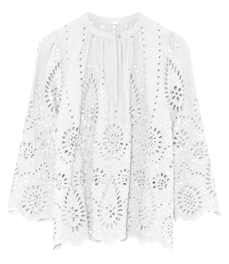 Gustav Blouse Janvi white