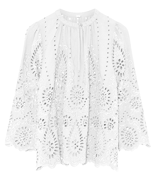 Gustav Blouse Janvi white