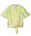 Pom Amsterdam Blouse Striped lemon