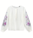 Pom Amsterdam Blouse Embroidery purple