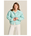 Pom Amsterdam Jacket quilted aqua