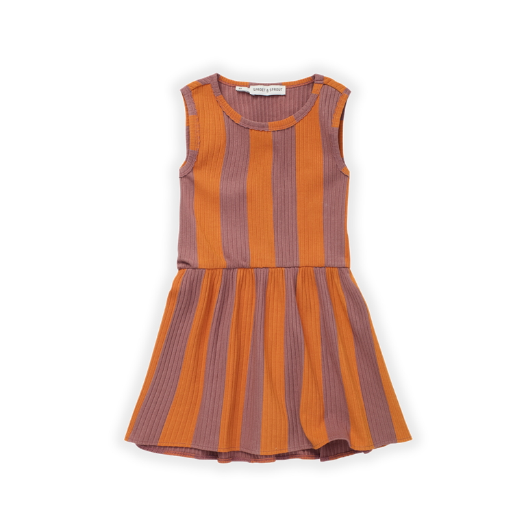 SPROET & SPROUT Sproet & Sprout / Sleeveless Dress Rib Stripe