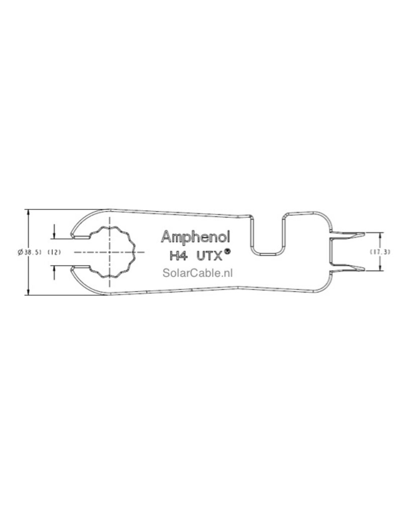 Amphenol H4 UTX  Wartel grip.